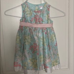 Boutique spring silk dress by Janie and Jack